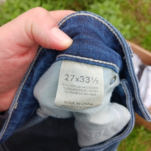 BKE Payton Bootcut Womens 27X33  Dark Wash Fade Cotton Stretch Low Rise Y2K - Picture 5 of 5